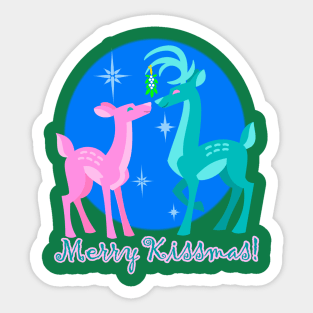 Merry Kissmas! Sticker